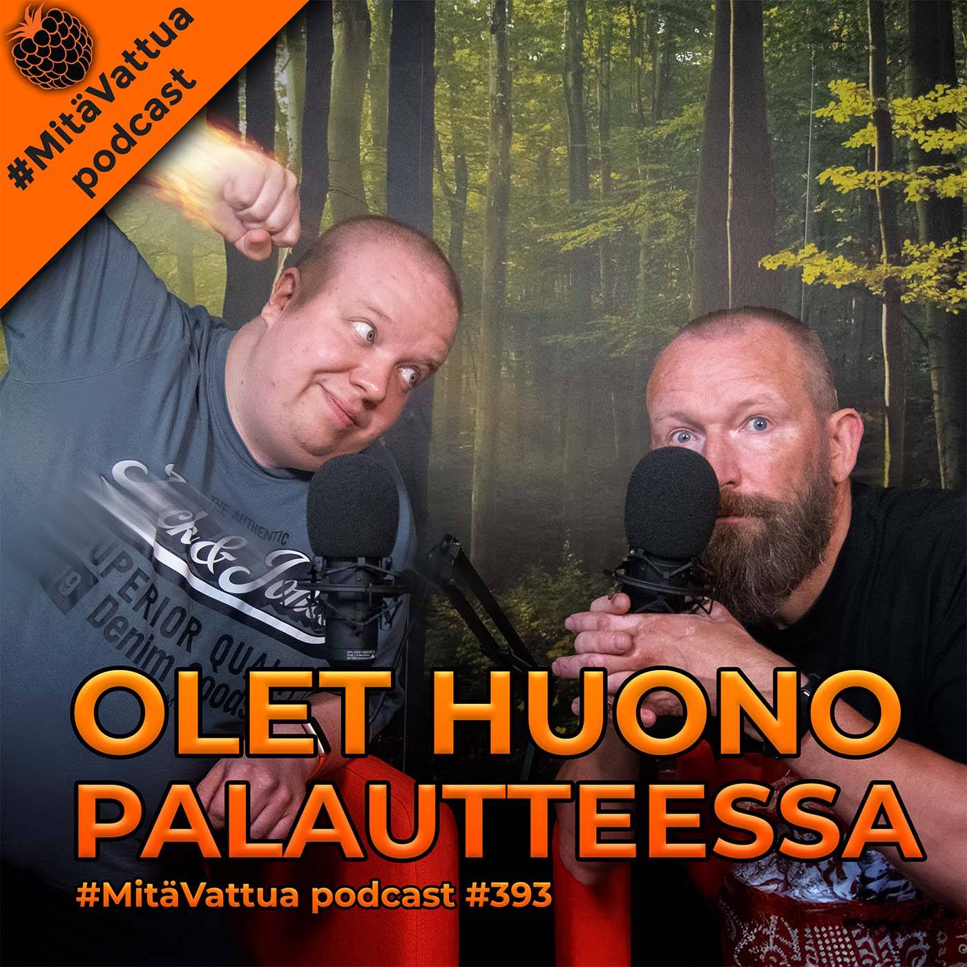 Olet huono palautteessa