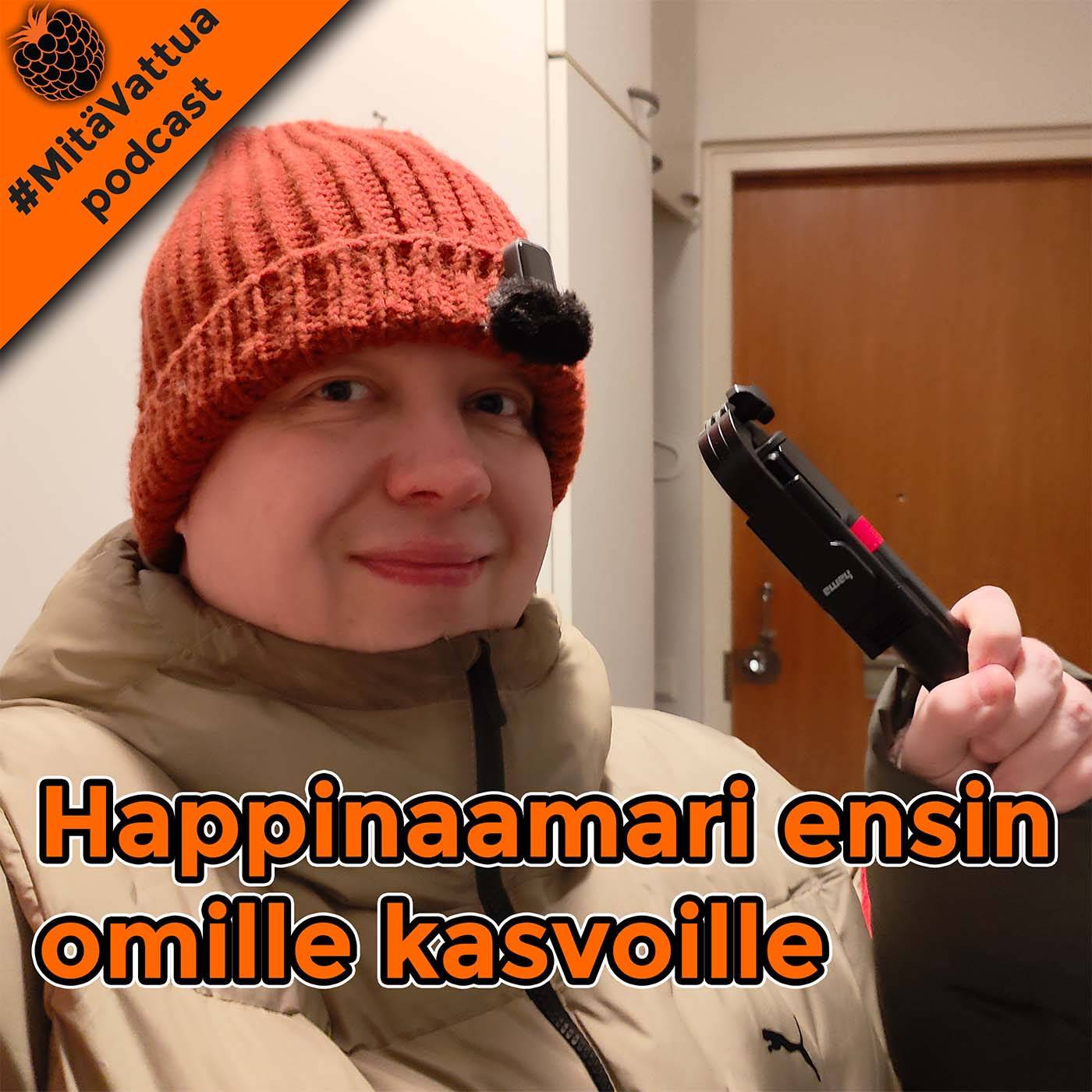 Happinaamari ensin omille kasvoille